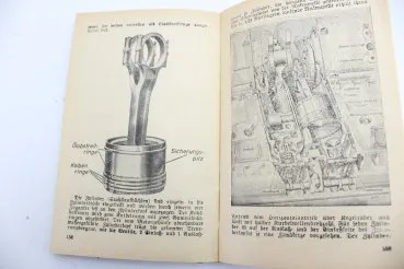 German Luftwaffe pocket calendar, approx. 282 pages with illustrations, signs of wear