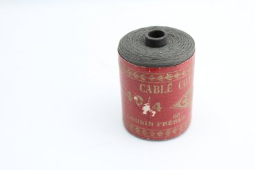 Roll of sewing thread Wehrmacht field gray, full roll for WH field blouses war goods made of cotton or natural fiber yarn.