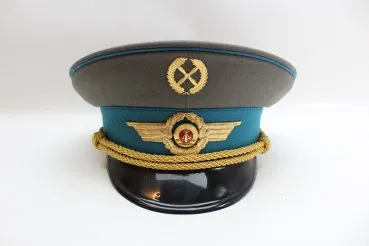 NVA LSK/LV General Schirmmütze Gr. 60, DDR Luftstreitkräfte/Luftverteidigung