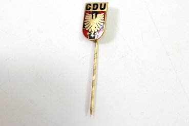 CDU Ehrennadel 50 er Jahre, rückseitig Hersteller Hofstätter Bonn