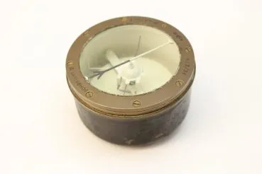 A WW2 RAF LANCASTER Bomber Compass, BOMBSIGHT D COMPASS Ref No 6E/0.276 A.M. No. 307