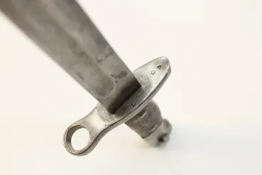 Bayonet with manufacturer marking and numbering on the grip