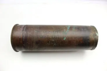 ww2 Beutestück Panzerabwehrkanone Granathülse 1940 umgebaut als Wärmflasche