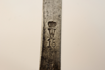 ww1 bayonet, bayonet 98 with saw back manufacturer G. Haenel in Suhl no. 2279, model 1915