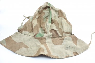 Wehrmacht seltene Kopfhaube Sumpftarnmuster Camouflage