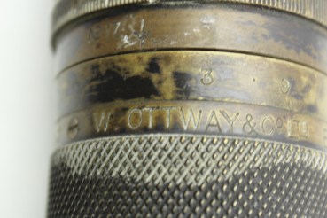 World War I marine telescope - telescopes - for gun, manufacturer W. Ottway & C, Ealing 1917 Great Britain