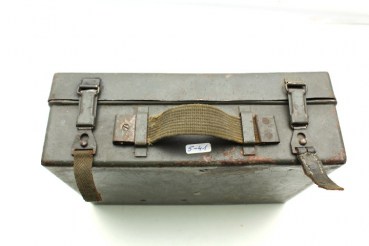Ww2 Wehrmacht Beleuchtungsgerät für Strichplatte, Metallkasten mit Inhalt,