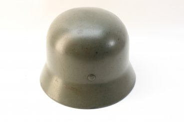Wehrmacht Stahlhelm M35m Q66 in apfelgrün Beschaffungsamt abgenommen