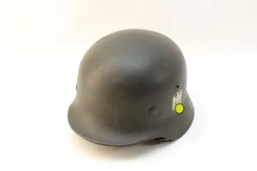 Wehrmacht steel helmet M40 Rauhtarn NS66 with insignia and marked