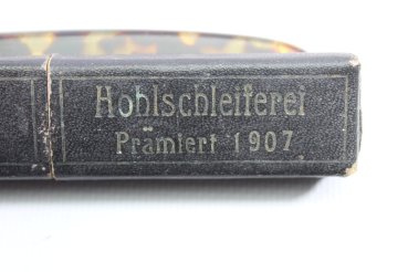 Wehrmacht Rasiermesser mit Griffen in Schildpatt-Optik