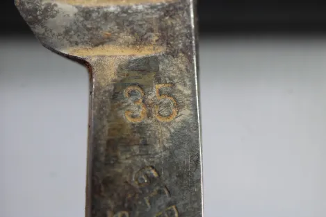 Wehrmacht Rasiermesser mit Griffen in Schildpatt-Optik