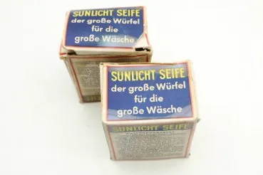 Ww2 Sunlicht Seife 2 Stück mit Waschanleitung