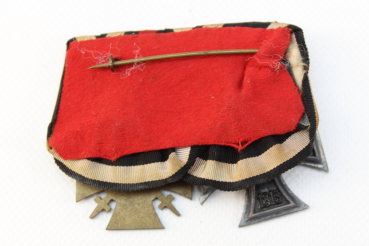 Ordensspange Eisernes Kreuz 1914 2. Klasse und Ehrenkreuz Frontkämpfer