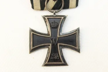 Eisernes Kreuz 2. Klasse 1914  an Einzelspange beides m. Hersteller