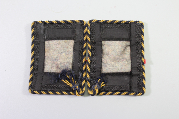 Reichsbahn collar tabs with gold embroidery