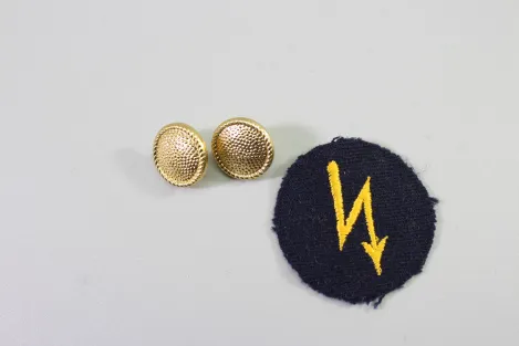 Ärmelabzeichen Funker und Schulterstück Knöpfe Reichsbahn Direktor