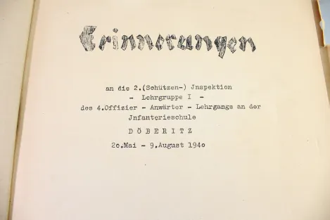 Döberitz 1940 Zeitung Erinnerung Schützeninspektion Lehrgruppe 1 Infanterieschule