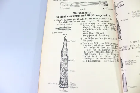 "The Recruit" A training manual for young soldiers, dated 1935/36, 191 pages.  Dust jacket