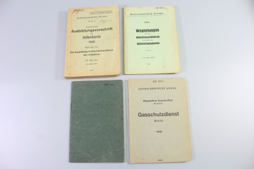 Wehrmacht 4 paperbacks, Jungwehr, Infantry training, combat training