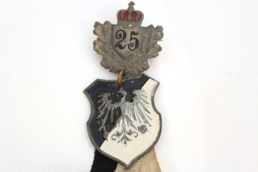 Prussian State Warrior Association membership badge for 25 years (1st form)