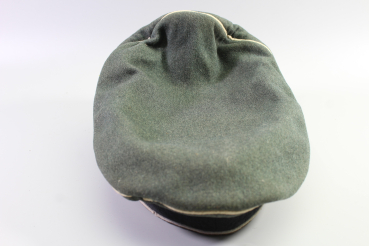 Frühe Schirmmütze für Offiziere der Infanterie sogenannte "Knautschmütze" um 1940