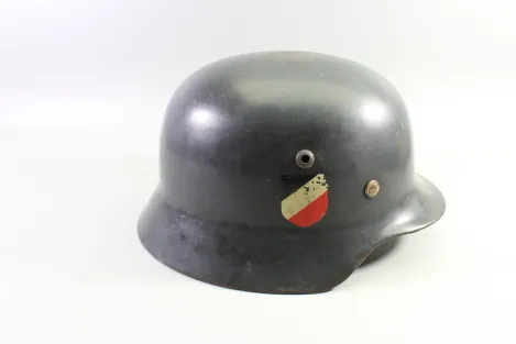 Stahlhelm M35 Luftwaffe – Doppel-Emblem | Seltene Originalausführung