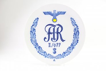 Preview: Meissen Regimentsteller motorisierte Artillerie AR II./677, unbenannt in 14. Panzer-Division