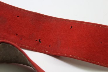 Württemberg Kartuschkasten für Offiziere im Dragoner-Regiment Königin Olga mit Bandollier, gest. Hoflieferant Altenburg für Offiziere