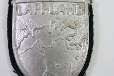 Ärmelschild "Lappland", Ausführung aus Aluminium Konvolut einer Person