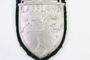 Ärmelschild "Lappland", Ausführung aus Aluminium Konvolut einer Person