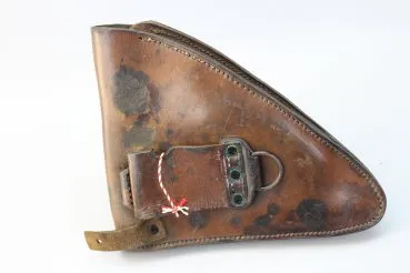 Lederholster für Pistole MAB Modell D, der bekannten Cal 7,65 mm Wehrmacht Waffe