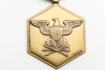 US Army medal "FOR MILITARY - MERIT" on the green ribbon