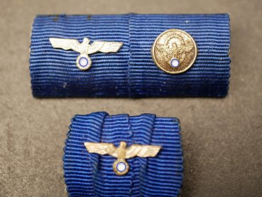 Service award for 4 years of loyal service in the Wehrmacht + two field clasps, including police