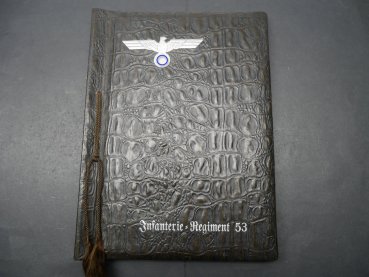 Leeres unbenutztes Fotoalbum "Infanterie-Regiment 53" Königsbrück