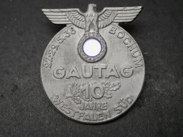 Abzeichen - Gautag 10 Jahre Westfalen-Süd 1938 Bochum