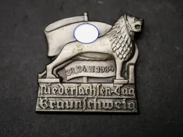 Badge - Lower Saxony Day Braunschweig 1934