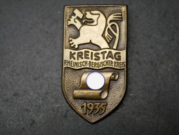 Abzeichen - Kreistag Rheinisch Bergischer Kreis 1935