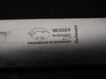 Fahrtenmesser - Pastille mit Lilie - Hersteller Otter Solingen - ähnlich HJ Messer