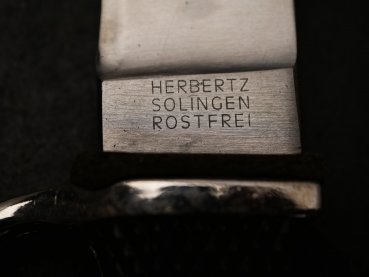 Fahrtenmesser - Pastille mit Lilie - Hersteller Herbertz Solingen - ähnlich HJ Messer