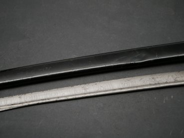 Gift sabre with large rose damask blade, to "The brave Lieutenant Otto Voss - the grateful hometown of Neuenrade"