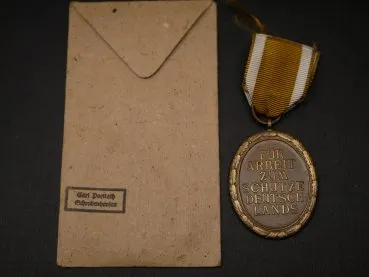 Protective Wall Medal on Ribbon with Award Bag