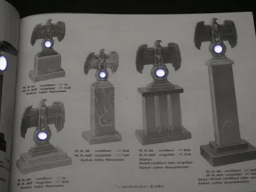 Katalog Metallwarenfabrik Emmerich & Schöning, Berlin 1938 - Wehrmacht Schieß- und Ehrenpreise