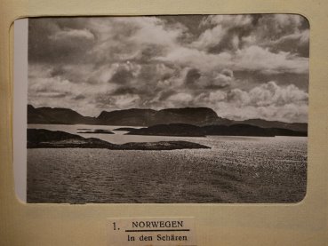 Strength through Joy - Norway trip with Robert Ley - Small photo album + postcard