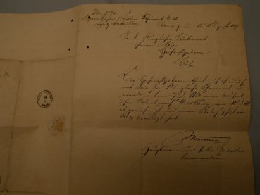 Lot of patents / certificates / documents Lieutenant Meyer period 1866-1877