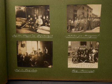 Photo album - War memories 1914-1918 - approx. 170 photos and postcards