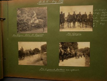 Photo album - War memories 1914-1918 - approx. 170 photos and postcards