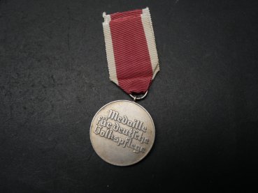 Medal for German Public Care on ribbon + certificate