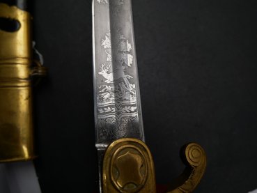 Sabre / gift saber to a senior forester of the German Hunting Association