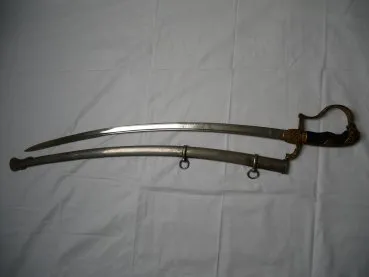 Heavy gift saber with inscription "Nagel, Wachtmeister 7.23."