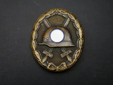 VWA Wound Badge in Black, Brass